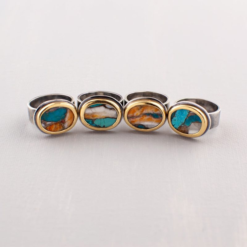Spiny Oyster Turquoise Ring - Image 4